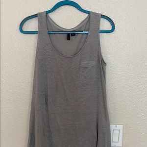 Cynthia Rowley Tank Top with front pocket. Size M